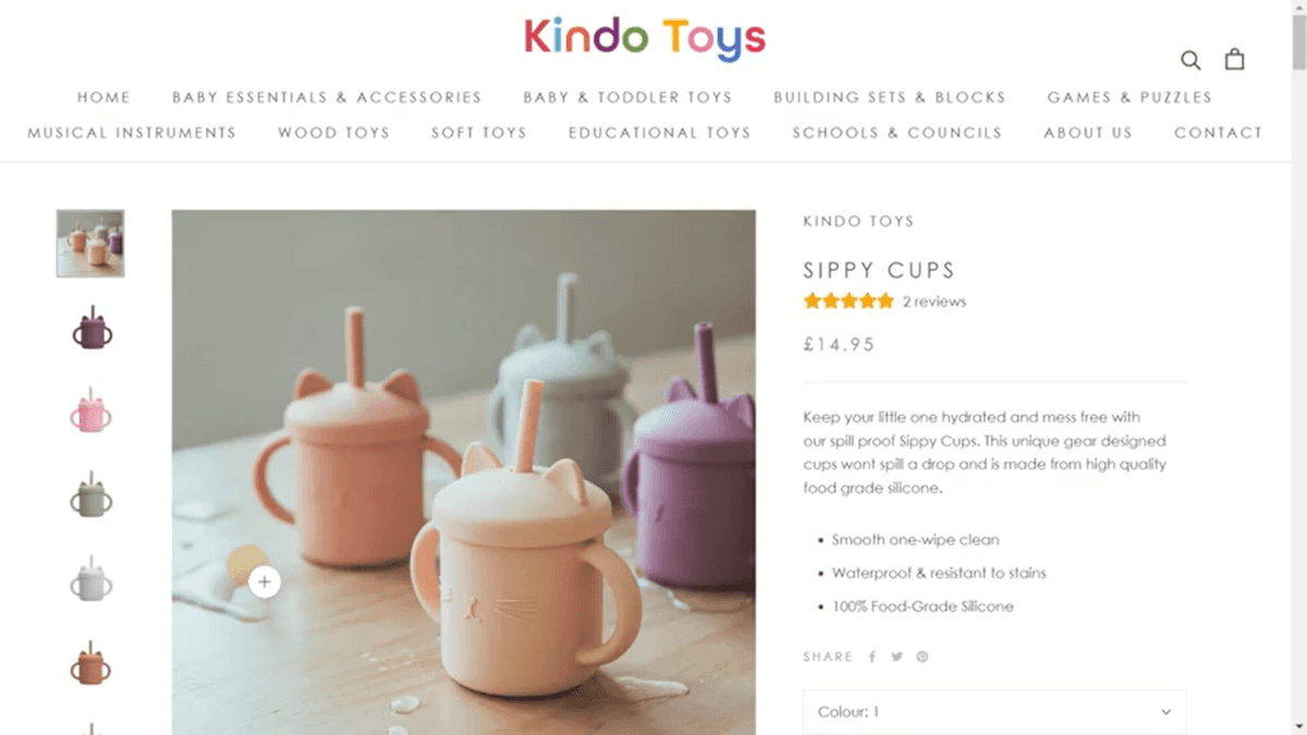 Kindo Toys Product Page